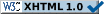 Valid XHTML 1.0 Transitional